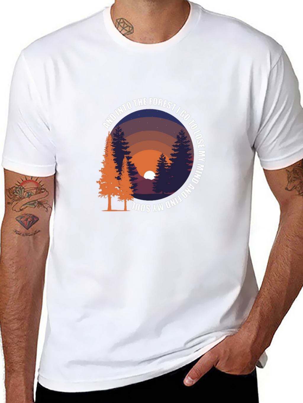 Forest Mind Soul Graphic T-Shirt