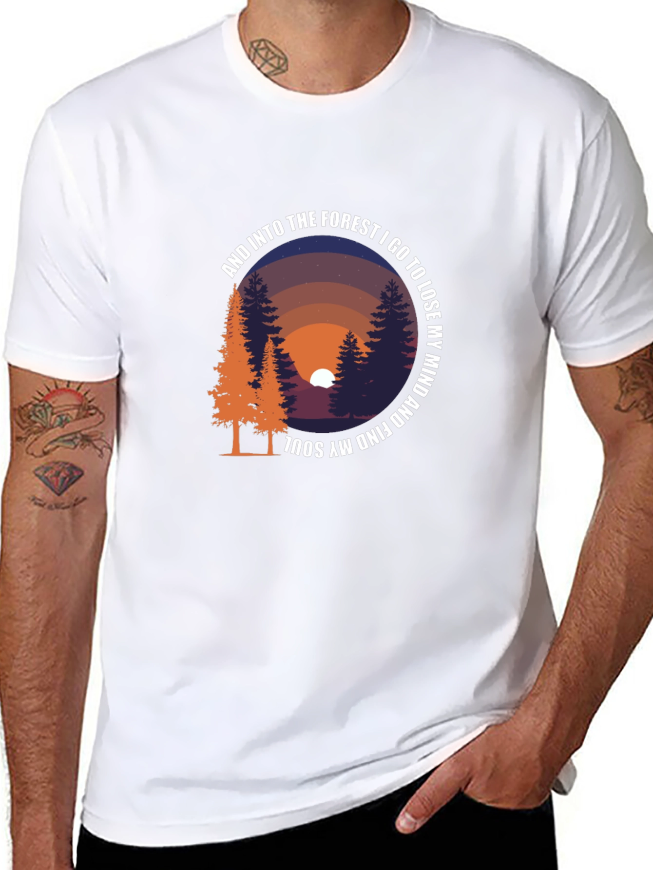 Forest Mind Soul Graphic T-Shirt