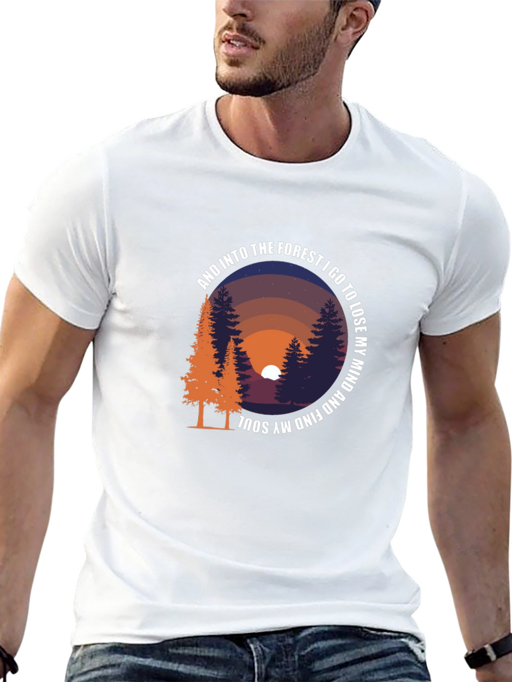 Forest Mind Soul Graphic T-Shirt