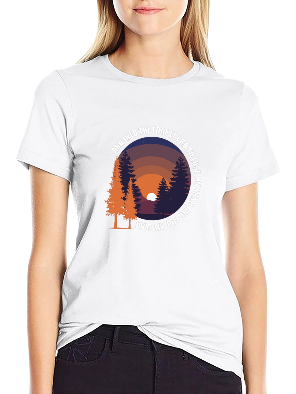 Forest Mind Soul Graphic T-Shirt