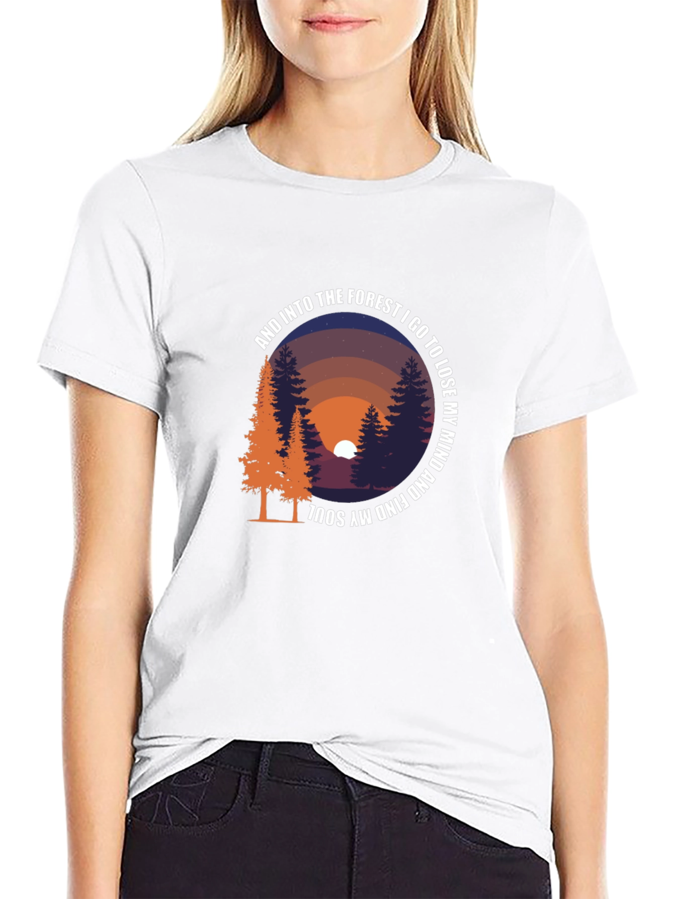Forest Mind Soul Graphic T-Shirt
