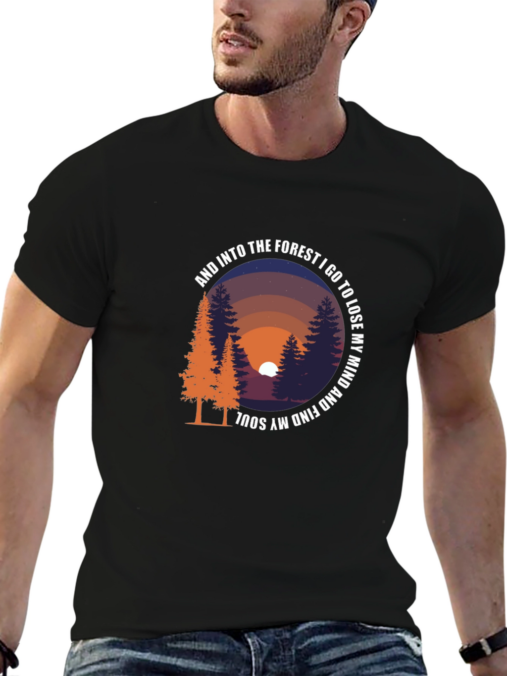 Forest Mind Soul Graphic T-Shirt