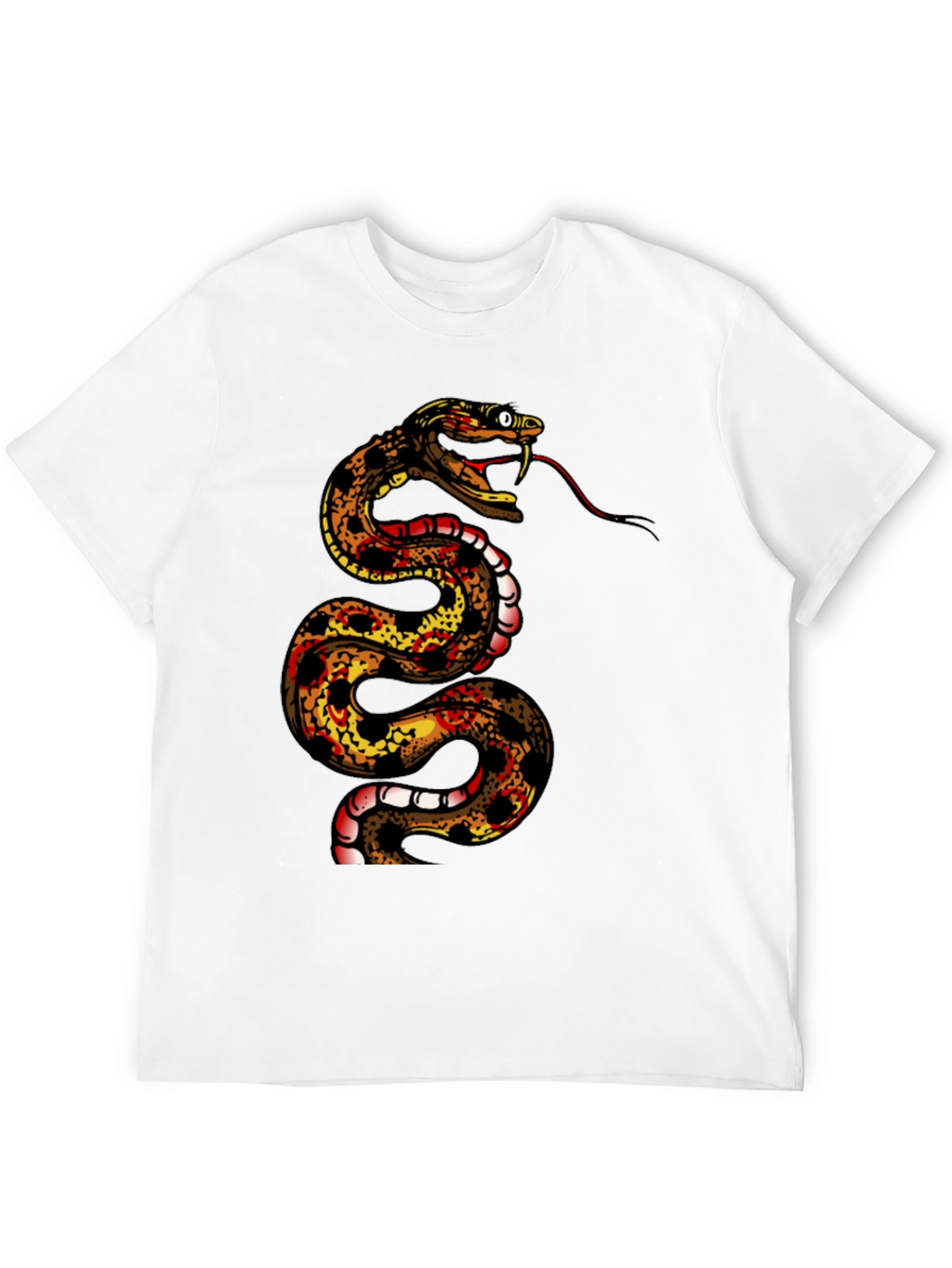 Snake Graphic Tee - Mens Black T-Shirt