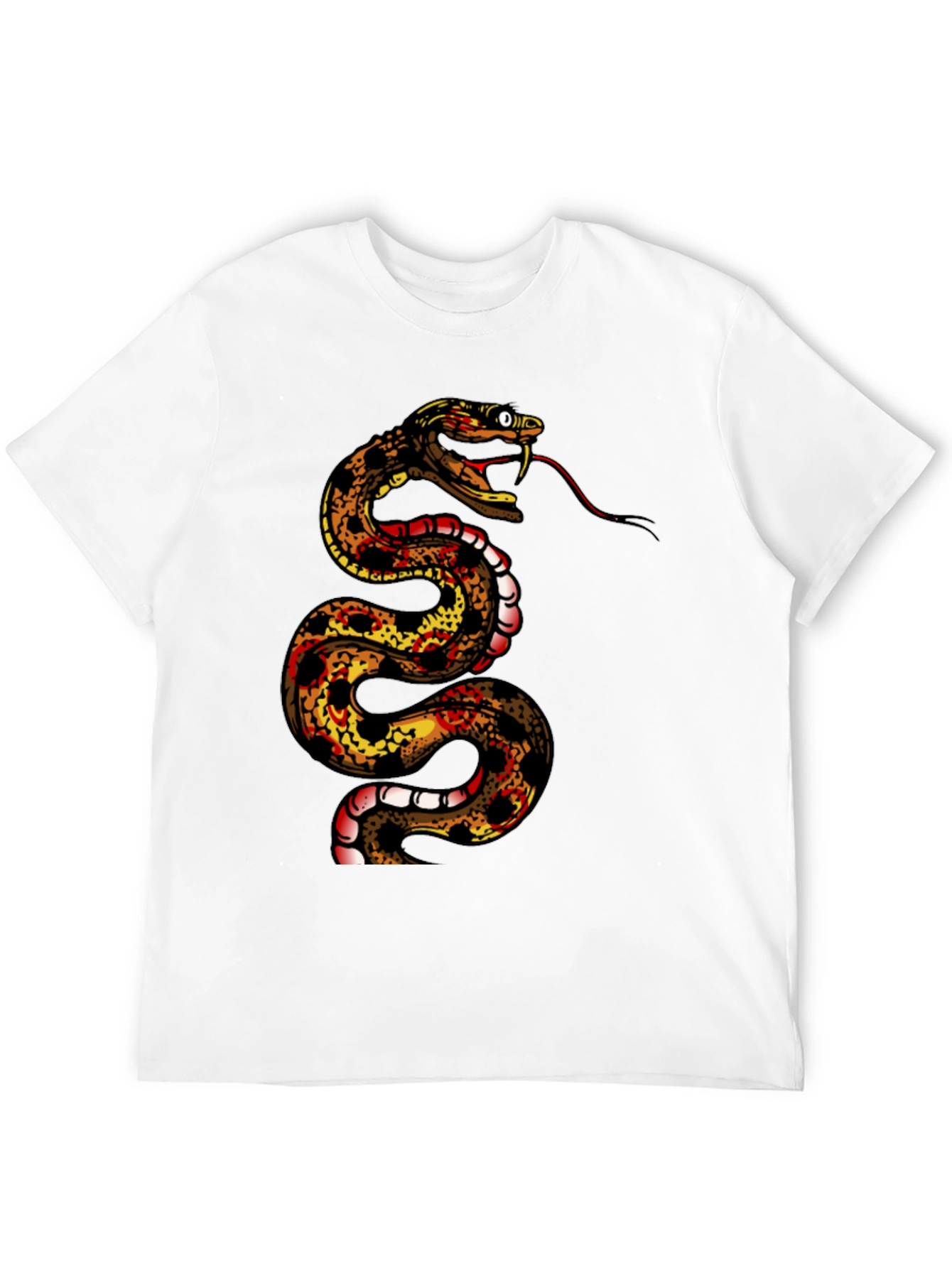 Snake Graphic Tee - Mens Black T-Shirt