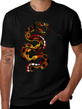 Snake Graphic Tee - Mens Black T-Shirt