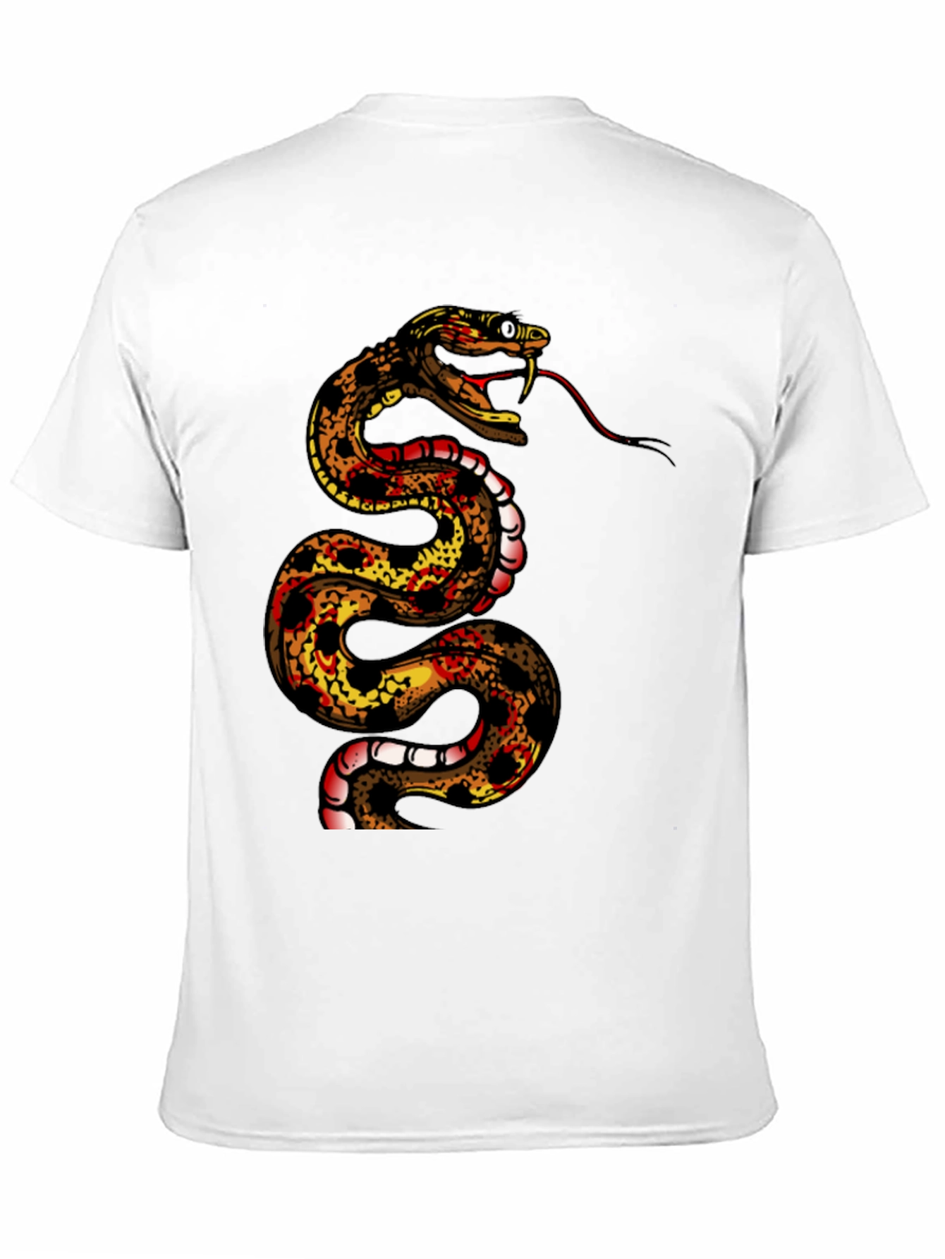 Snake Graphic Tee - Mens Black T-Shirt