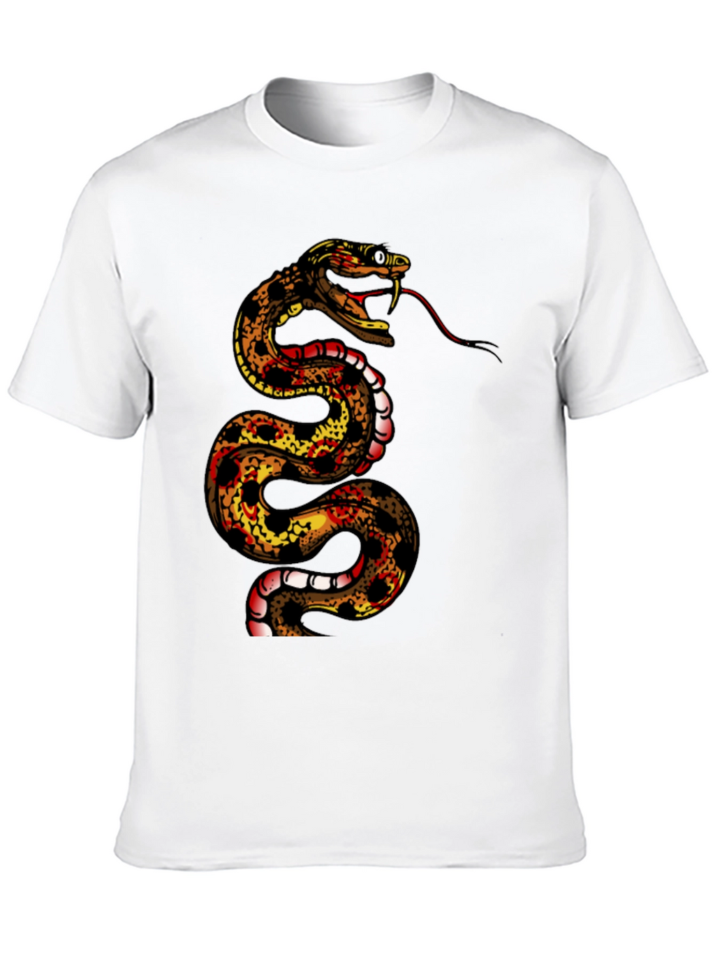 Snake Graphic Tee - Mens Black T-Shirt