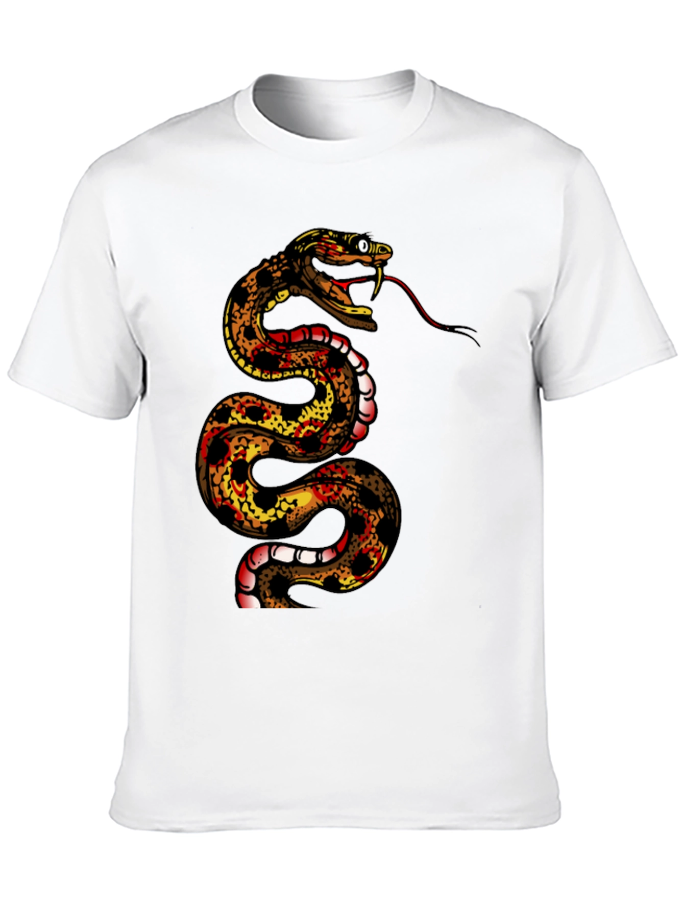Snake Graphic Tee - Mens Black T-Shirt