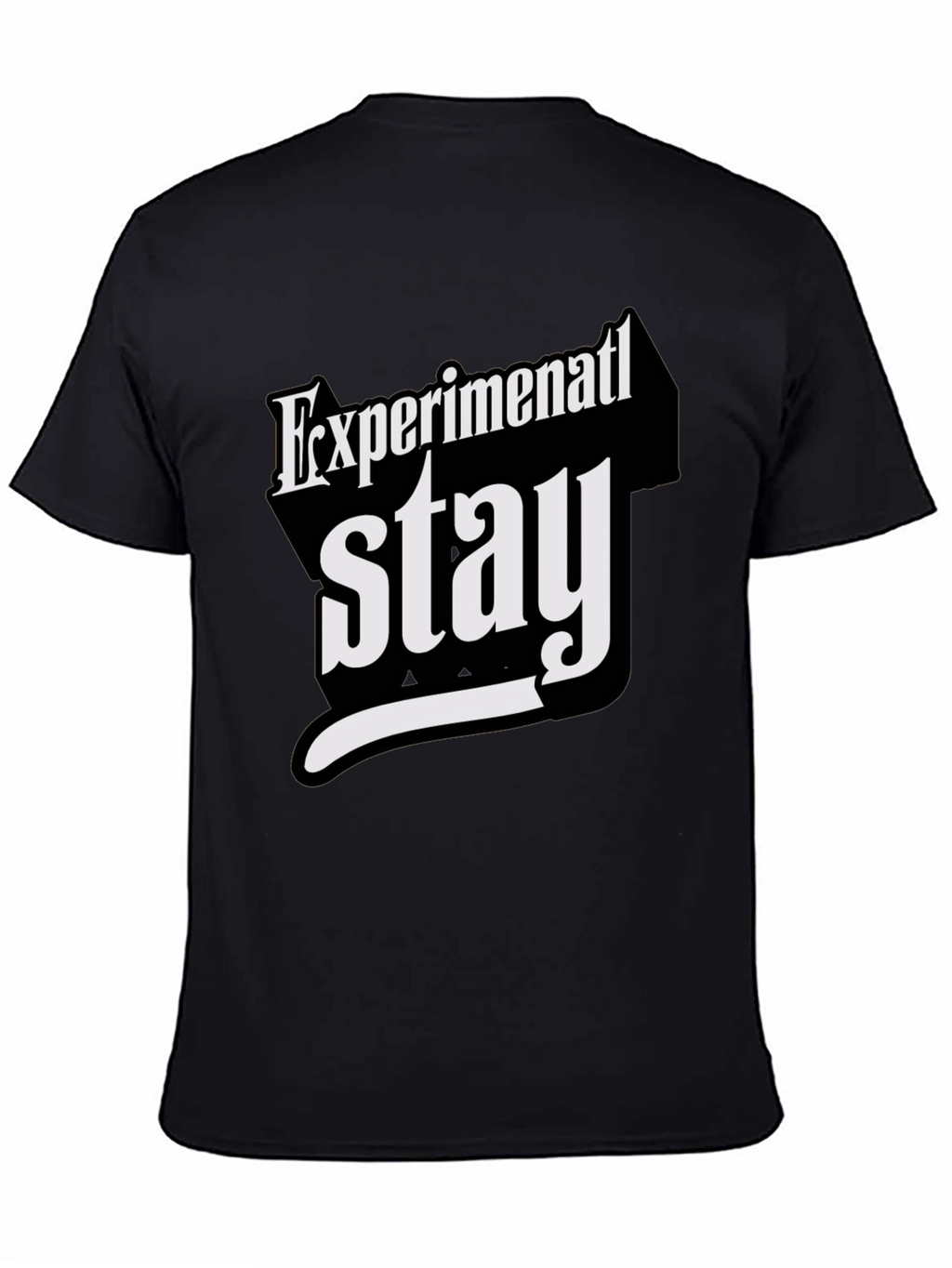 Experimental Stay T-Shirt - Bold Graphic Tee