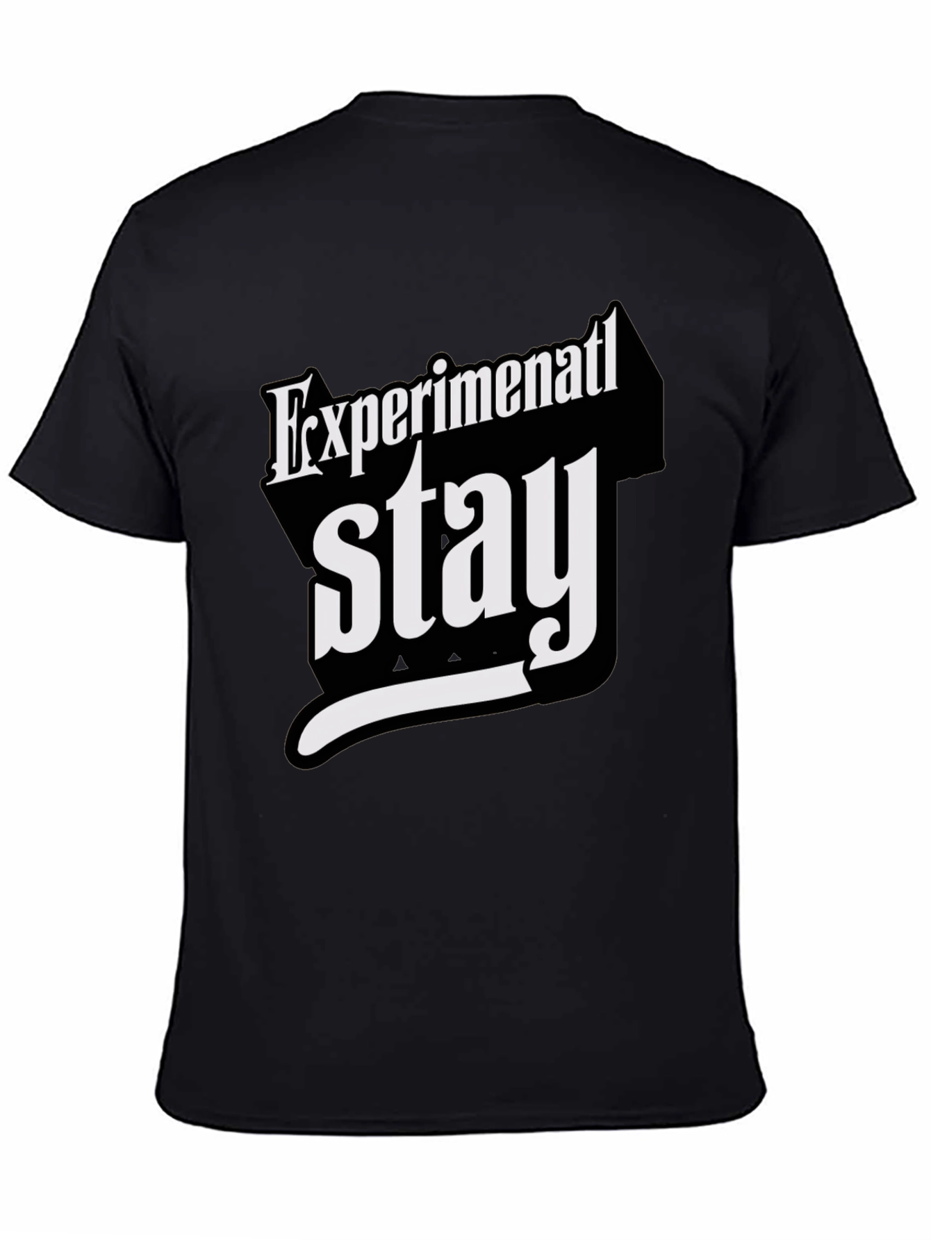 Experimental Stay T-Shirt - Bold Graphic Tee