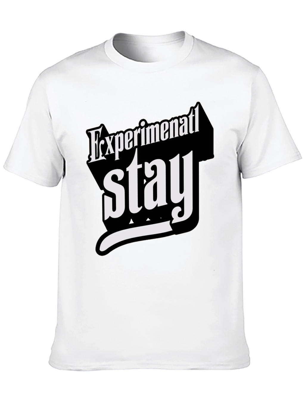 Experimental Stay T-Shirt - Bold Graphic Tee