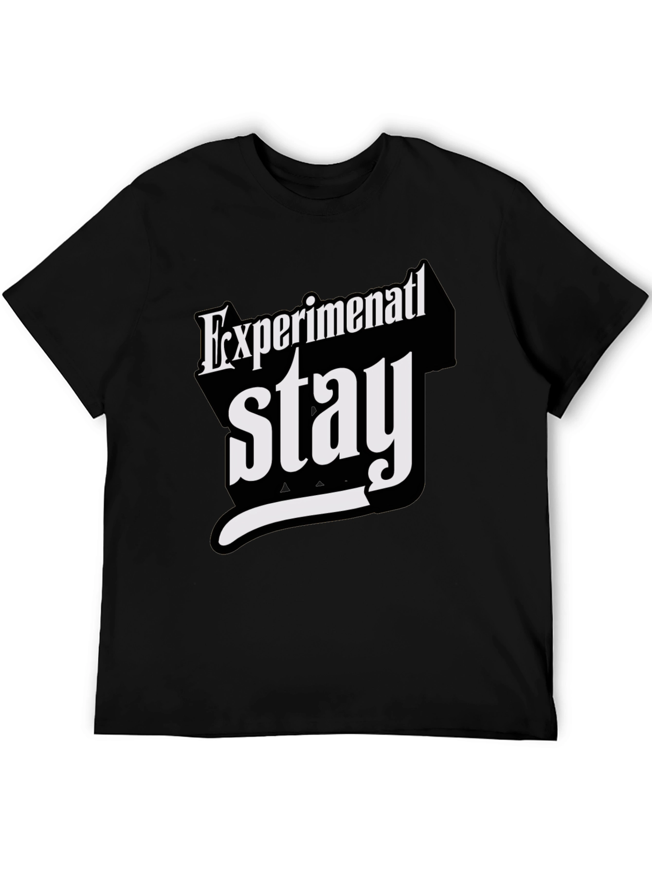 Experimental Stay T-Shirt - Bold Graphic Tee