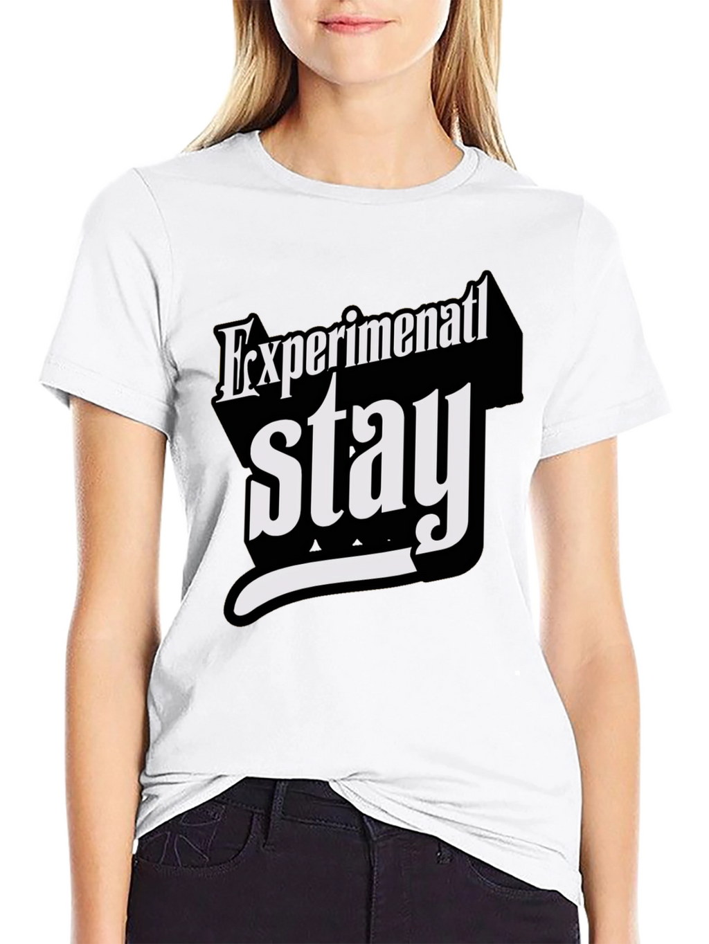 Experimental Stay T-Shirt - Bold Graphic Tee