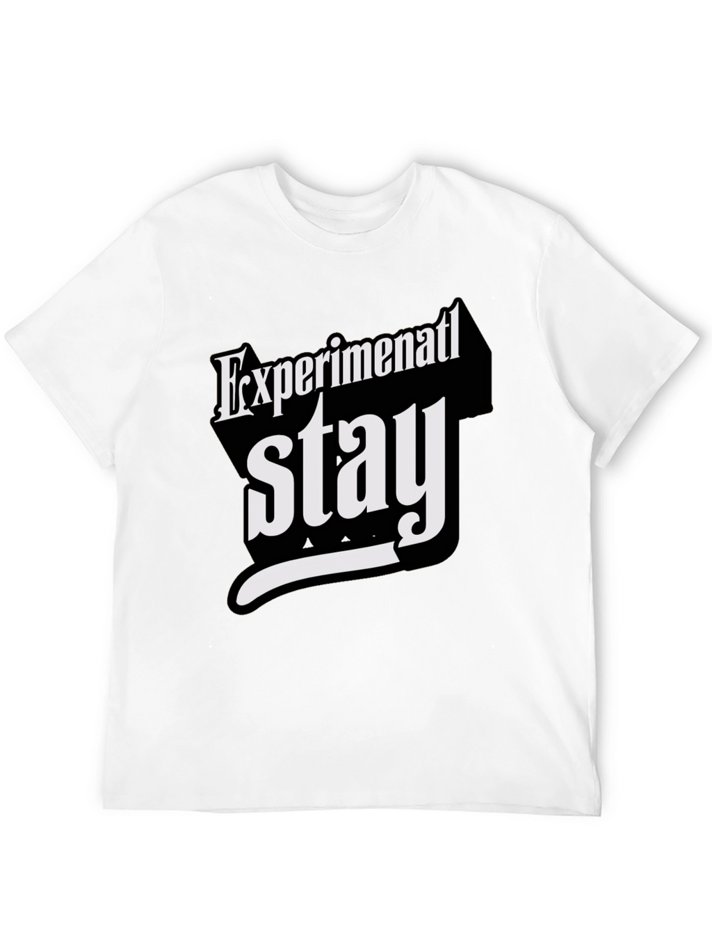 Experimental Stay T-Shirt - Bold Graphic Tee