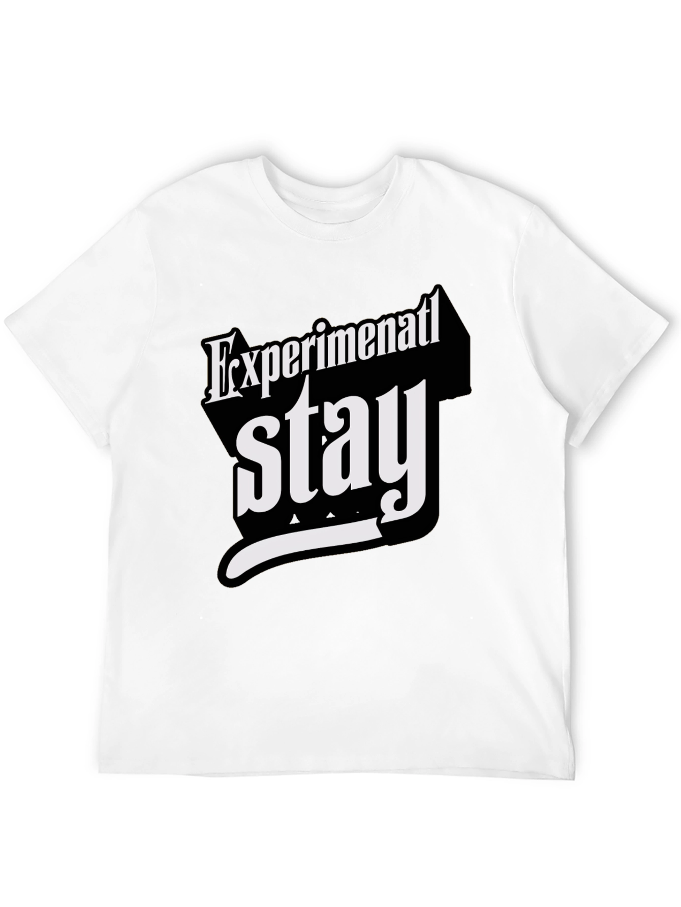Experimental Stay T-Shirt - Bold Graphic Tee