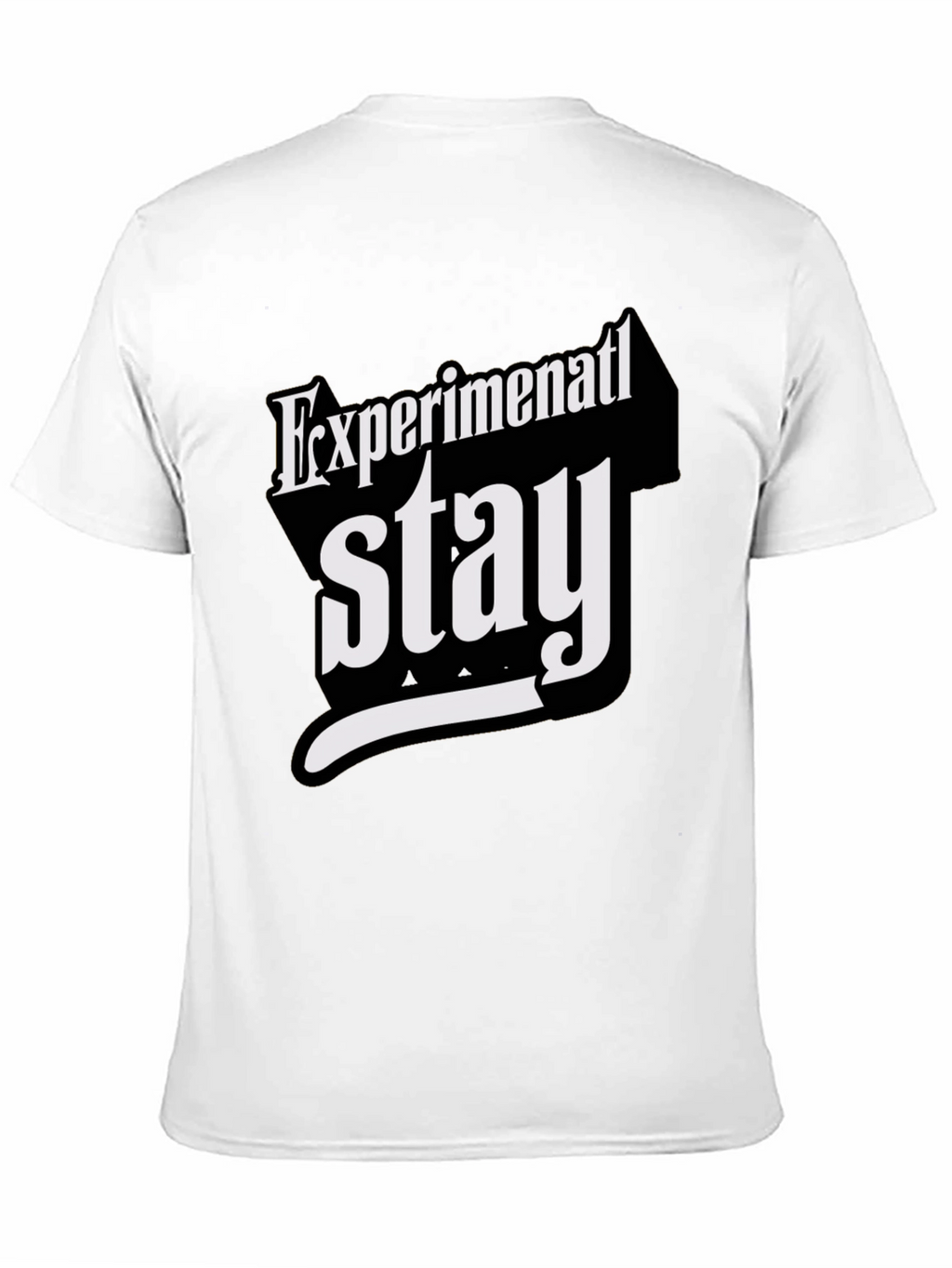 Experimental Stay T-Shirt - Bold Graphic Tee
