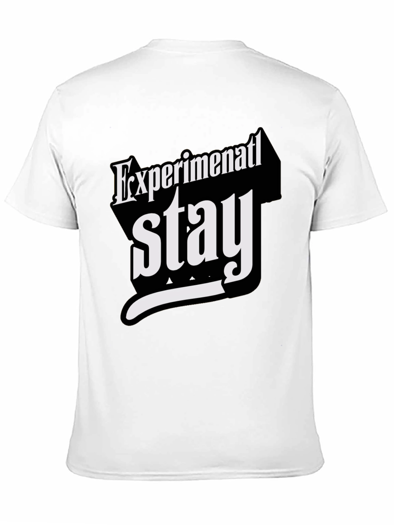 Experimental Stay T-Shirt - Bold Graphic Tee