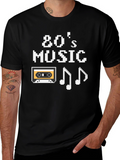 80s Music Retro Graphic T-Shirt