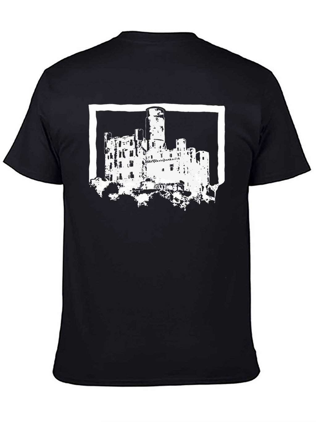 Castle Graphic Tee - Mens Black T-Shirt