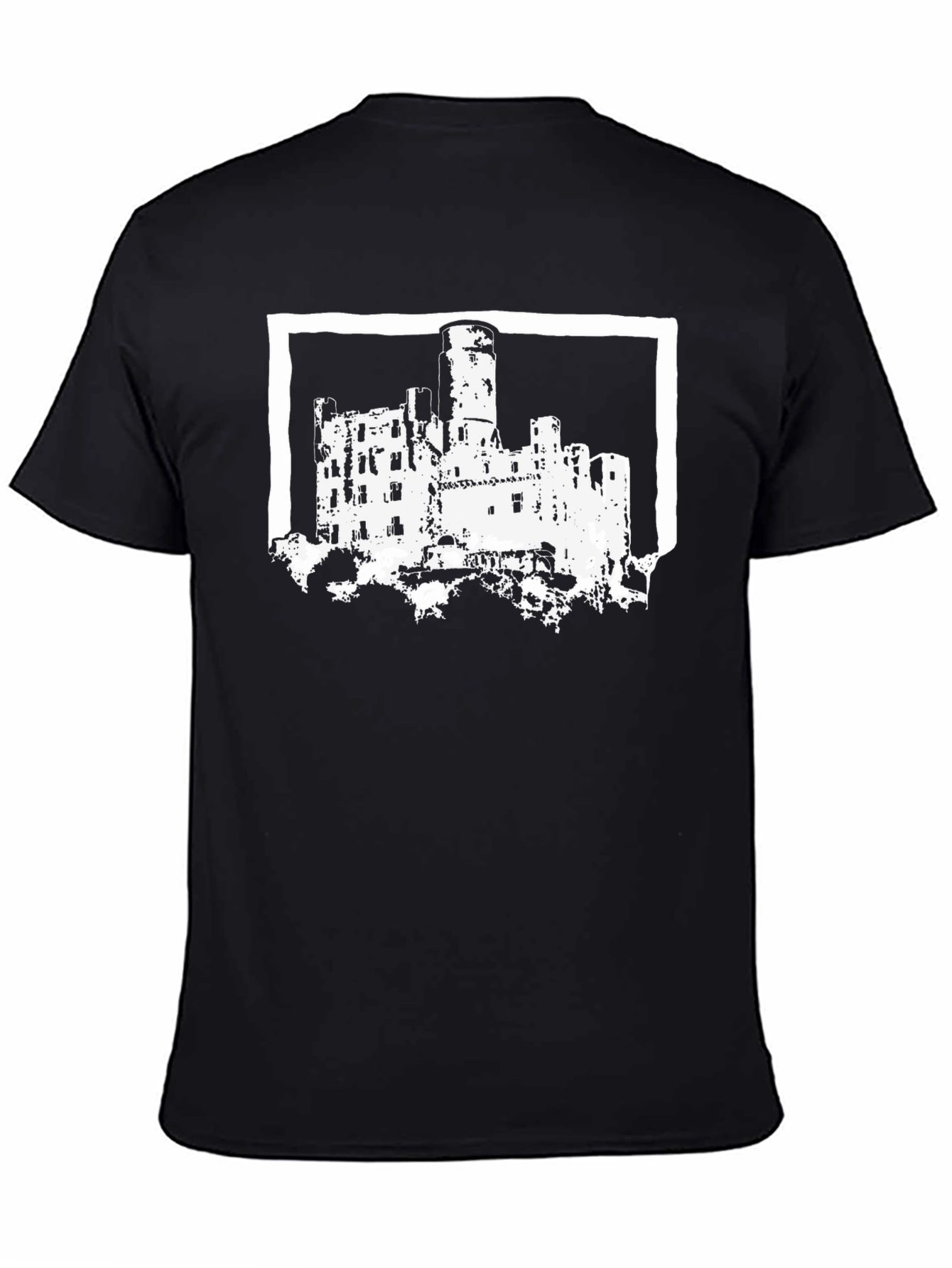 Castle Graphic Tee - Mens Black T-Shirt