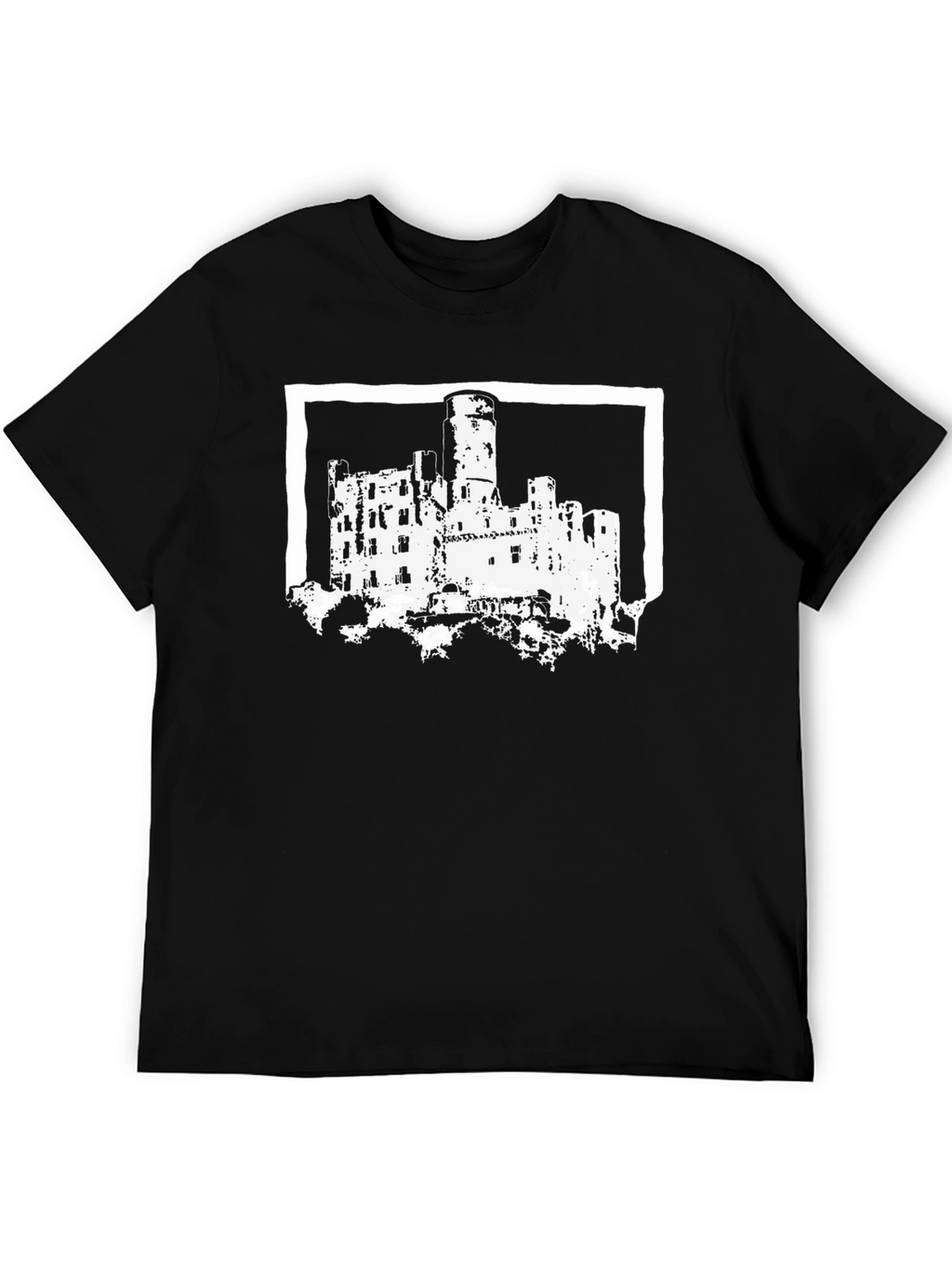 Castle Graphic Tee - Mens Black T-Shirt