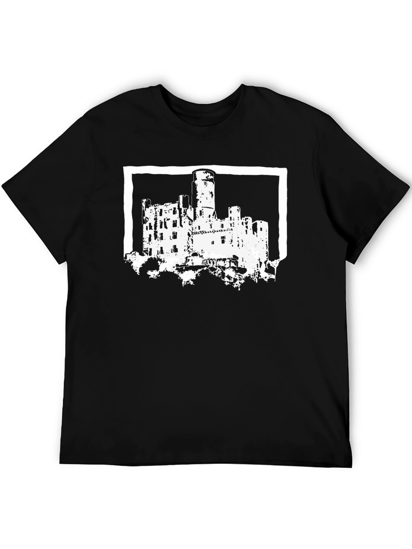 Castle Graphic Tee - Mens Black T-Shirt