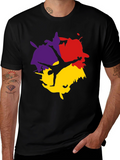 Abstract Splash T-Shirt - Black