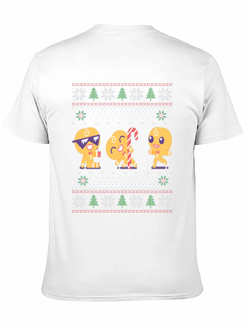 Gingerbread Cookie Ugly Christmas T-Shirt