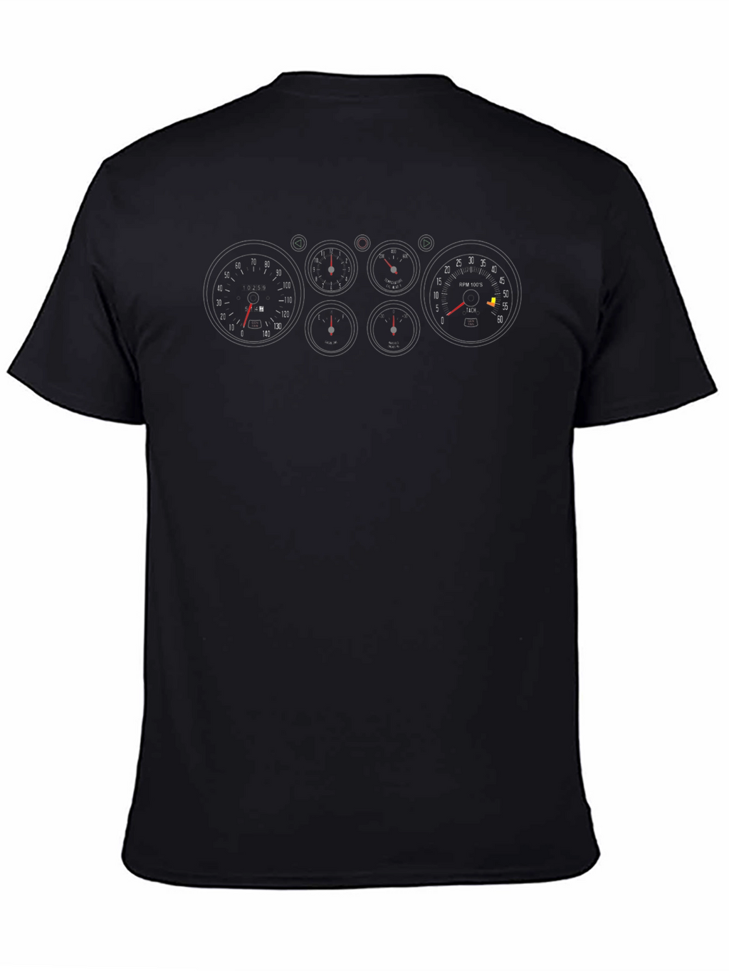 Car Dashboard Graphic T-Shirt