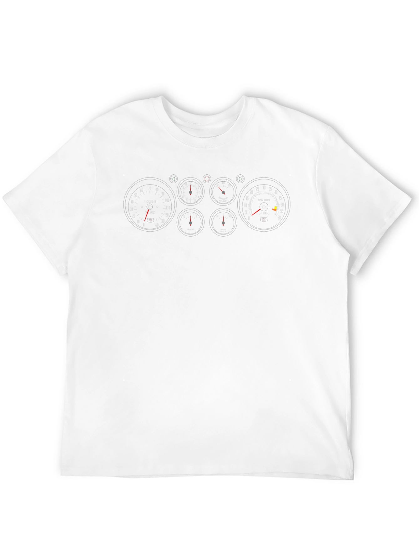 Car Dashboard Graphic T-Shirt