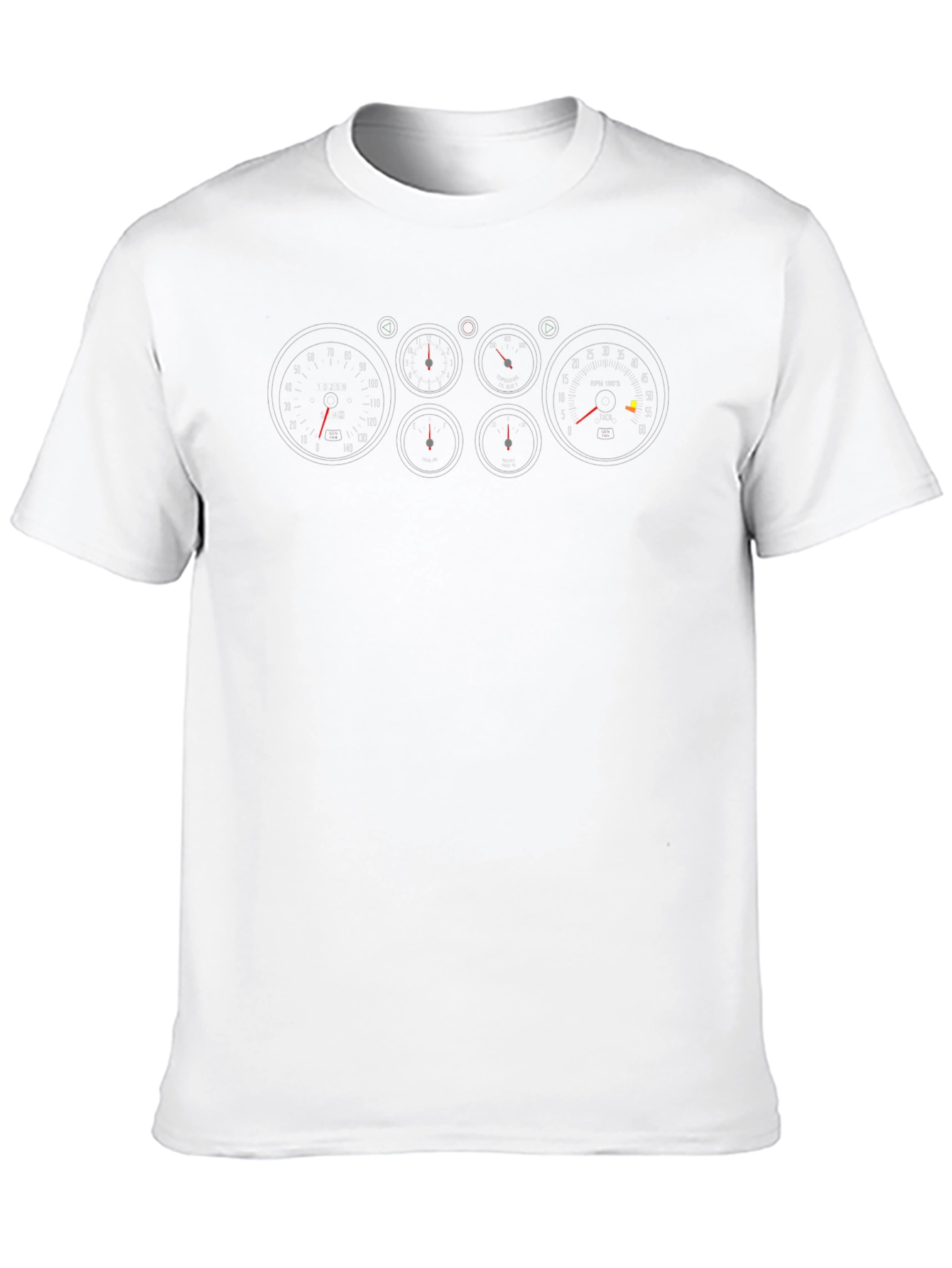 Car Dashboard Graphic T-Shirt