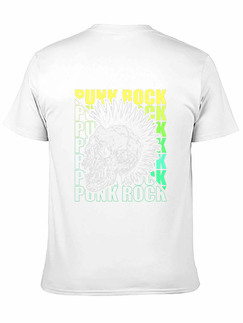 Punk Rock Skull Graphic Tee