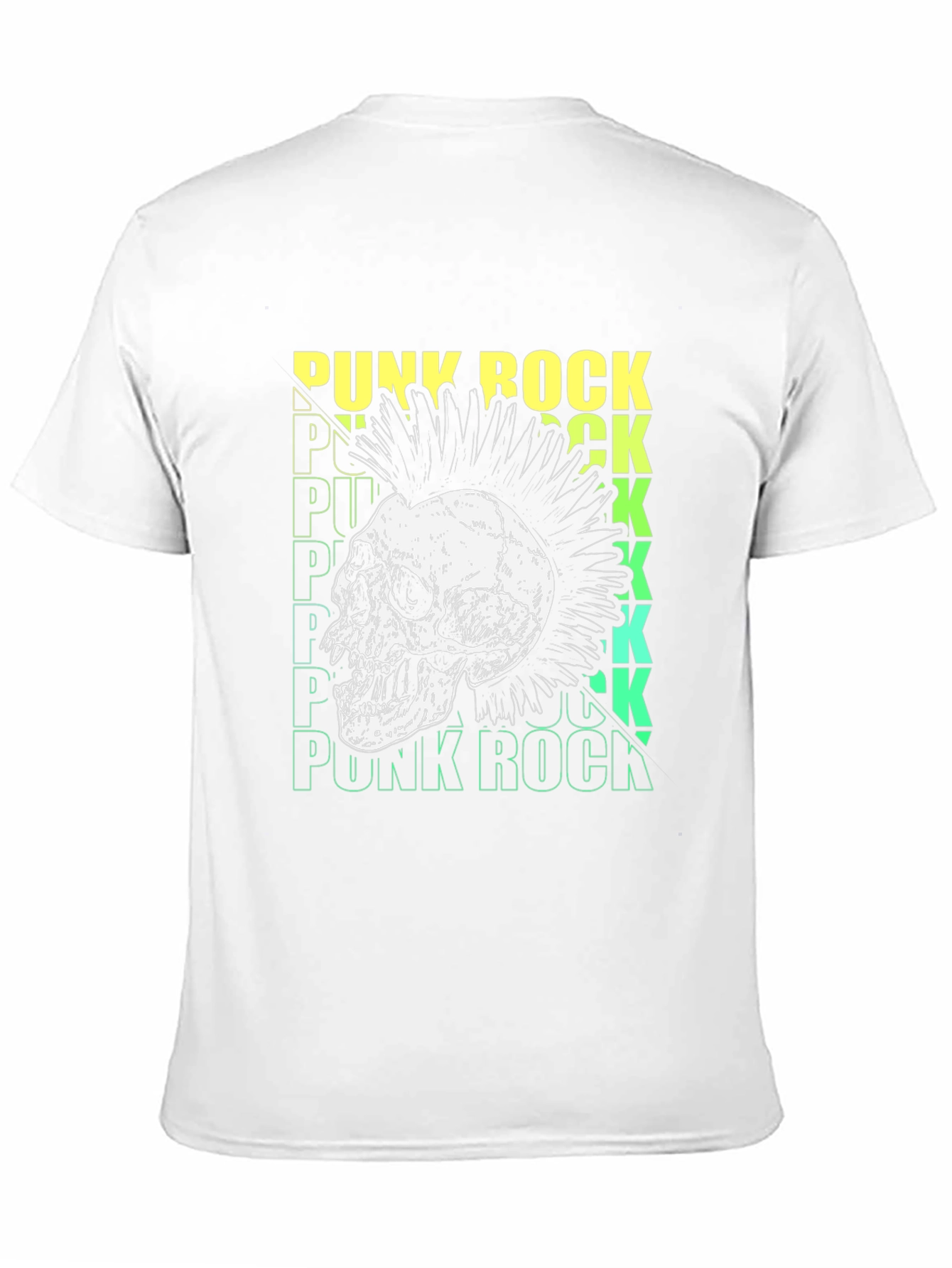 Punk Rock Skull Graphic Tee