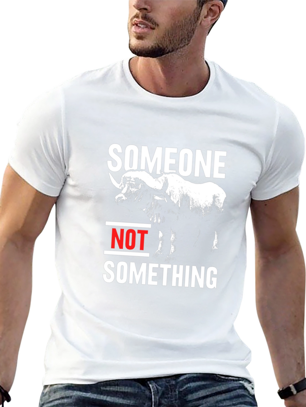 Someone Not Something Animal Graphic Tee