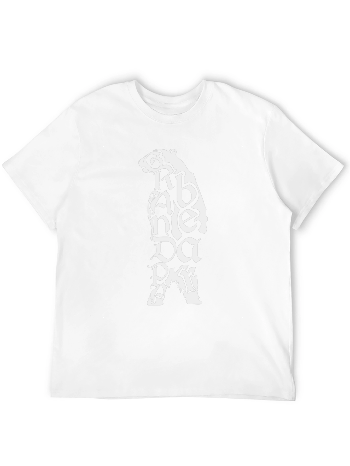 Black T-Shirt with Groundhog Design