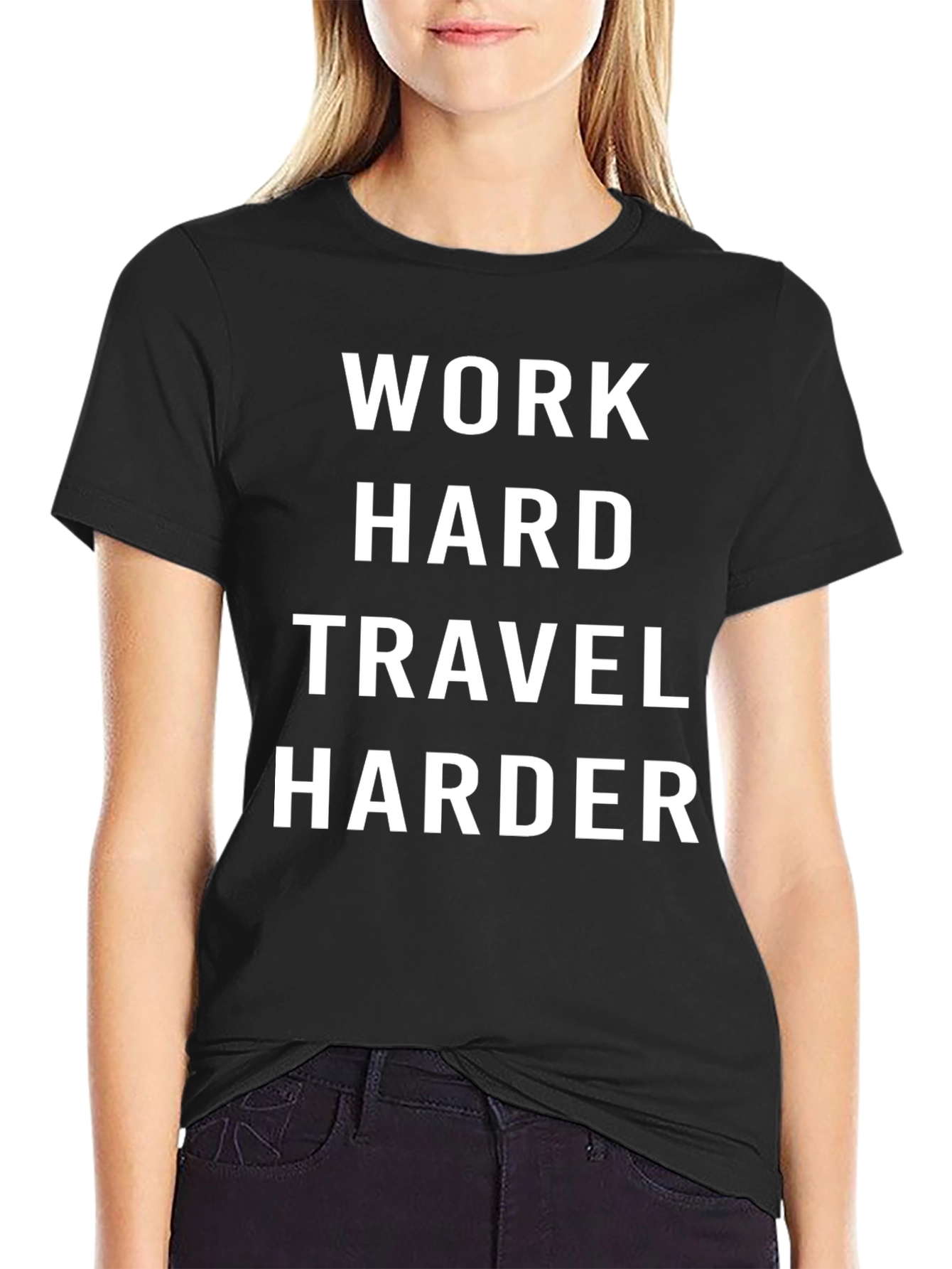 Work Hard Travel Harder Graphic Tee