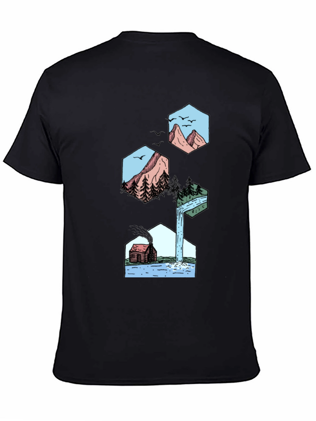 Nature Hexagon Graphic Tee