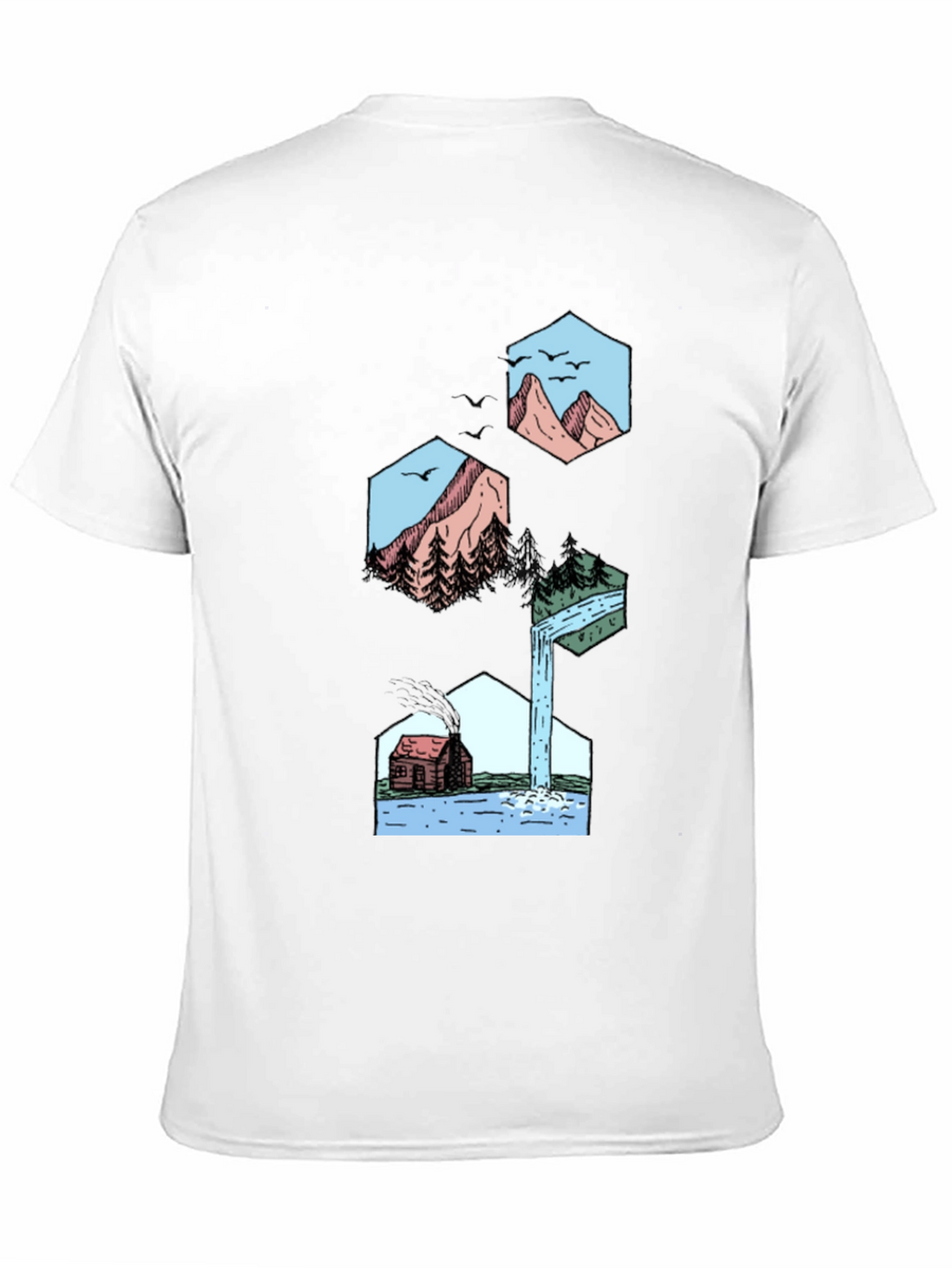 Nature Hexagon Graphic Tee