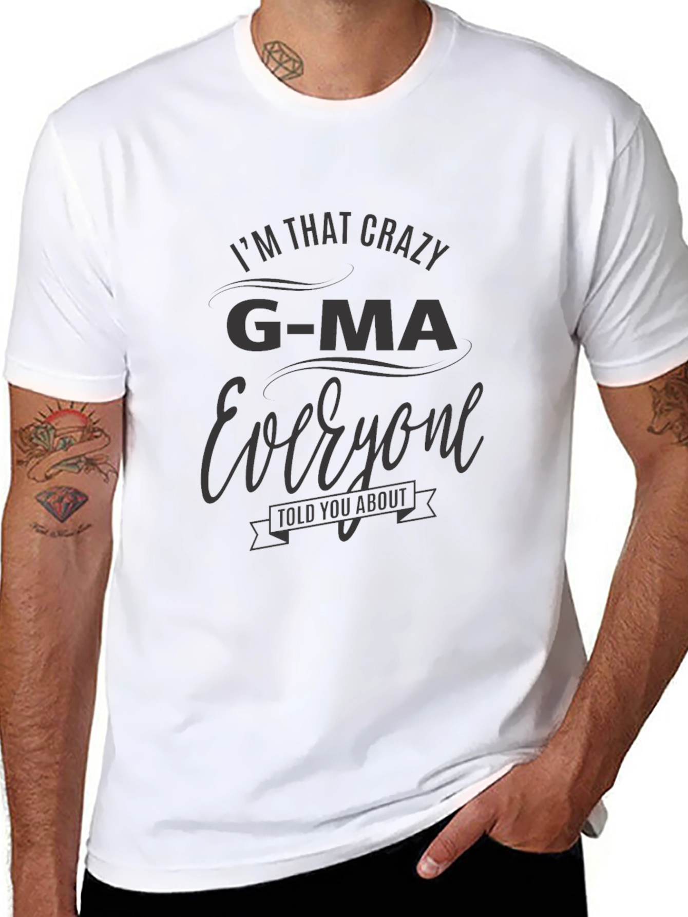 Crazy G-Ma T-Shirt -  Comfortable Fit Unique Design