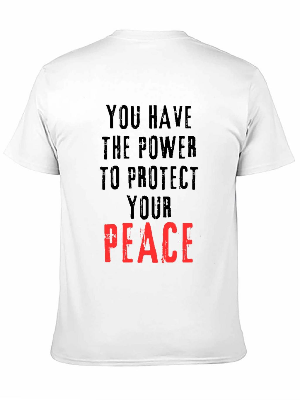 Power to Protect Peace Graphic Tee - Black