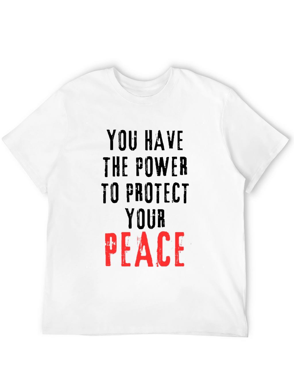 Power to Protect Peace Graphic Tee - Black