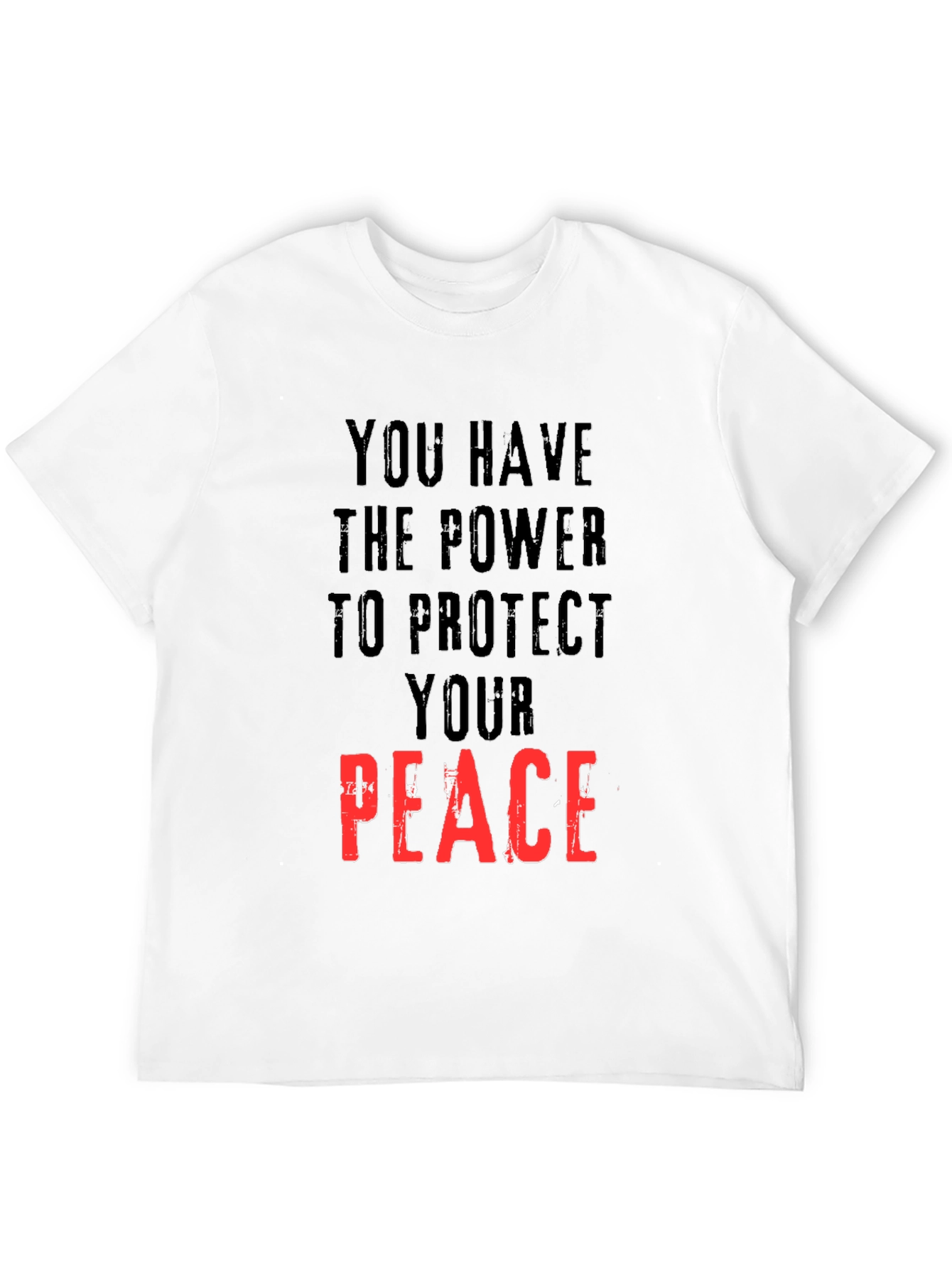 Power to Protect Peace Graphic Tee - Black