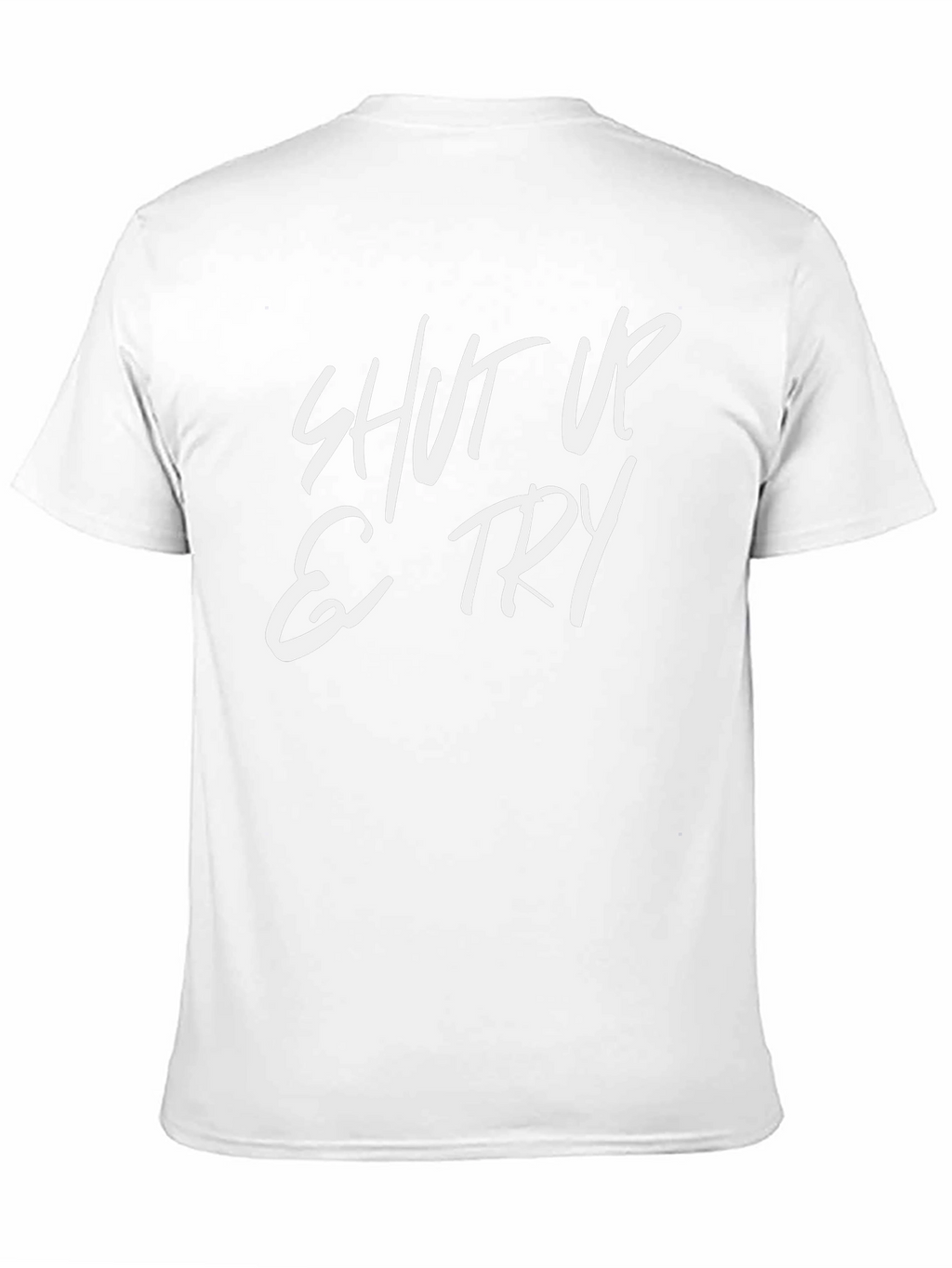 Shut Up and Try Graphic Tee - Black