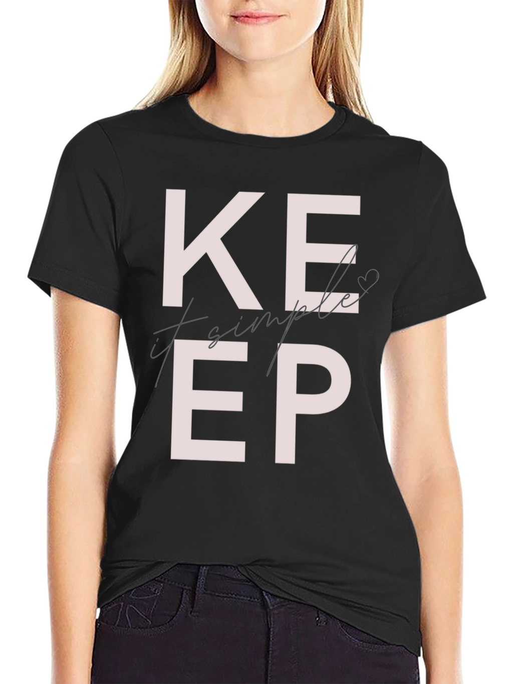Keep It Simple Graphic T-Shirt