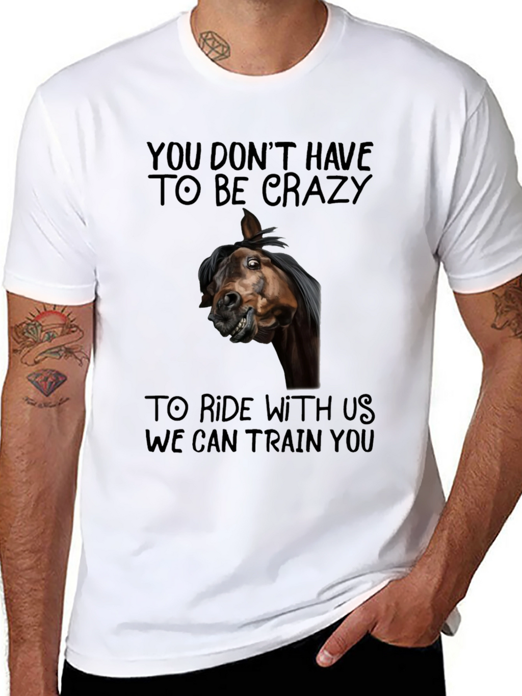 Crazy Horse Graphic T-Shirt