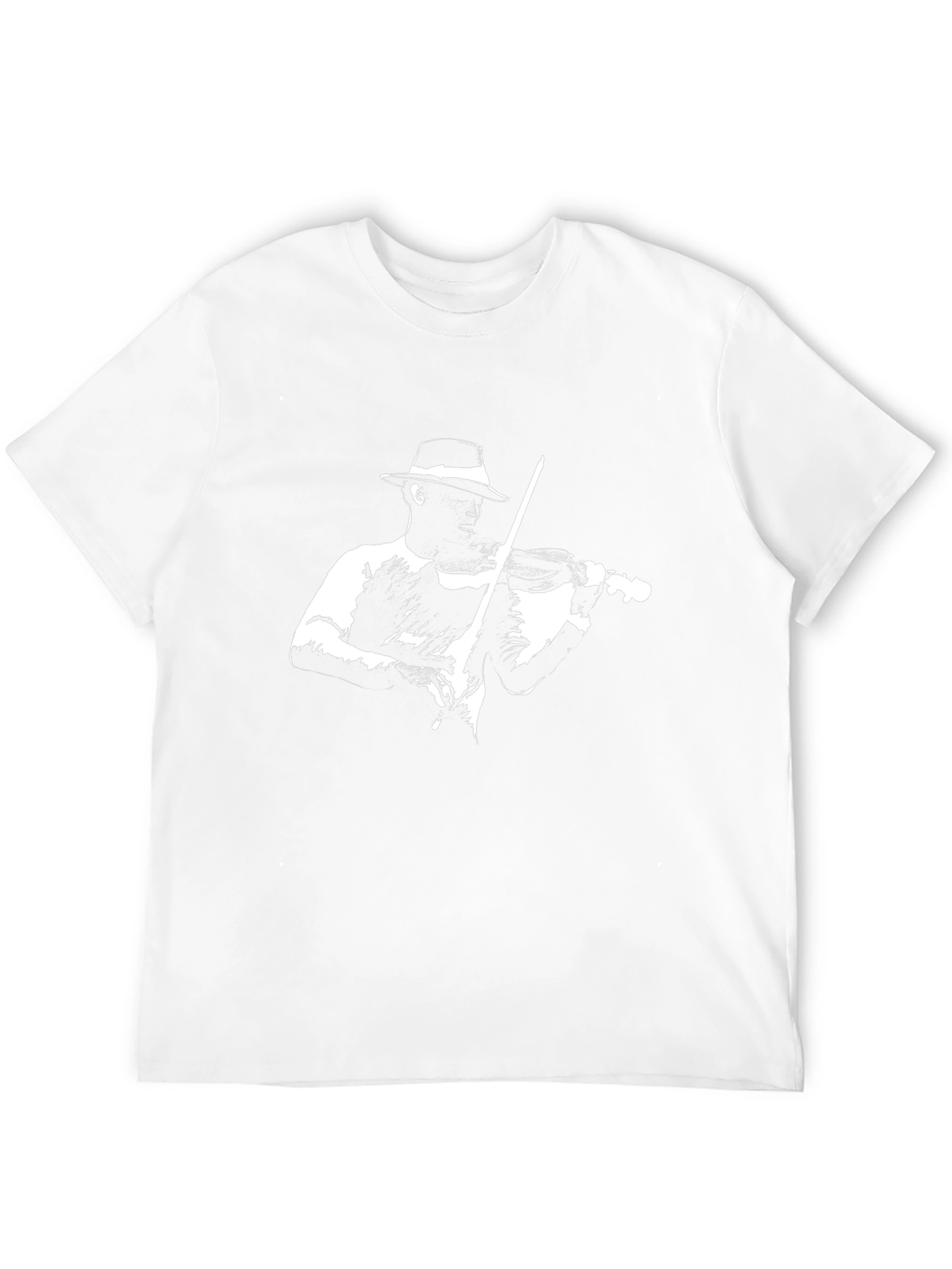 Violinist Graphic Tee - Classic Musician Style