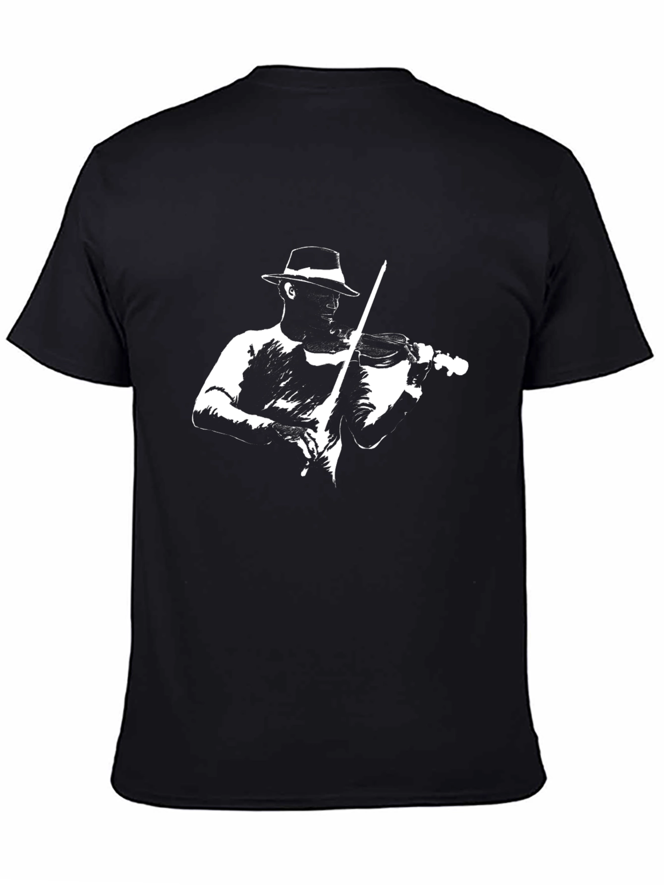 Violinist Graphic Tee - Classic Musician Style