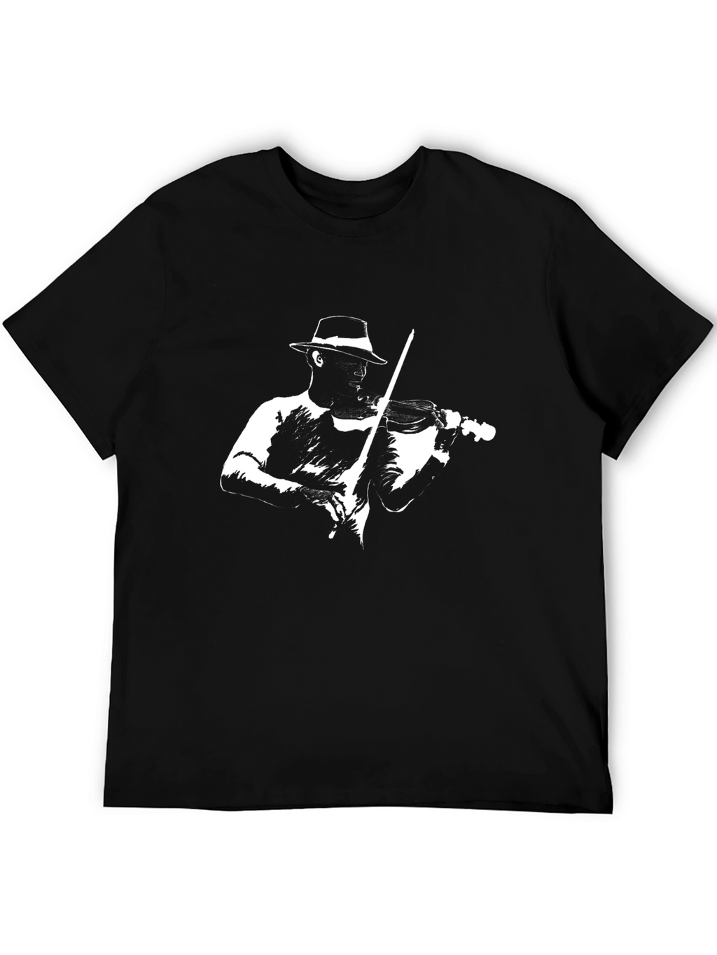 Violinist Graphic Tee - Classic Musician Style