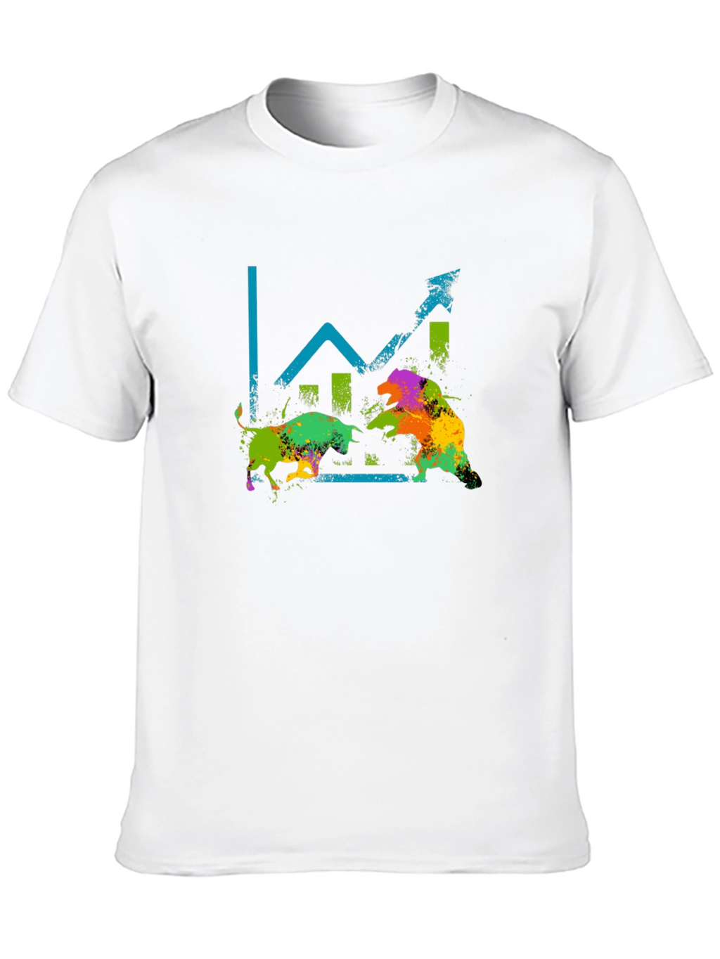 Bull vs Bear Stock Market T-Shirt