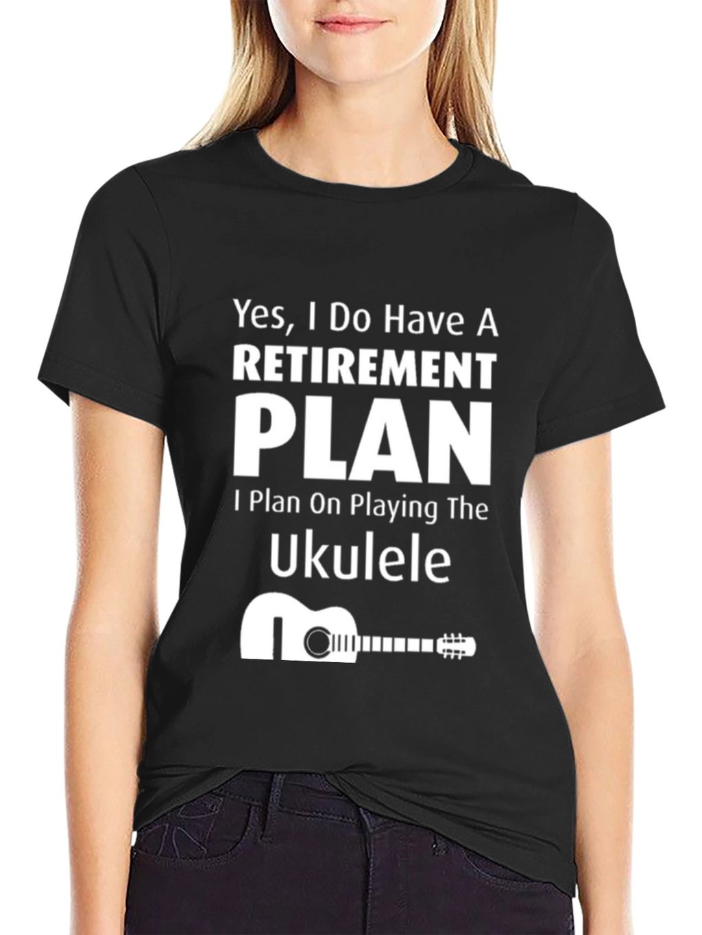 Retirement Plan Ukulele T-Shirt